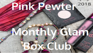 New! Pink Pewter Monthly Glam Box Club $24.99