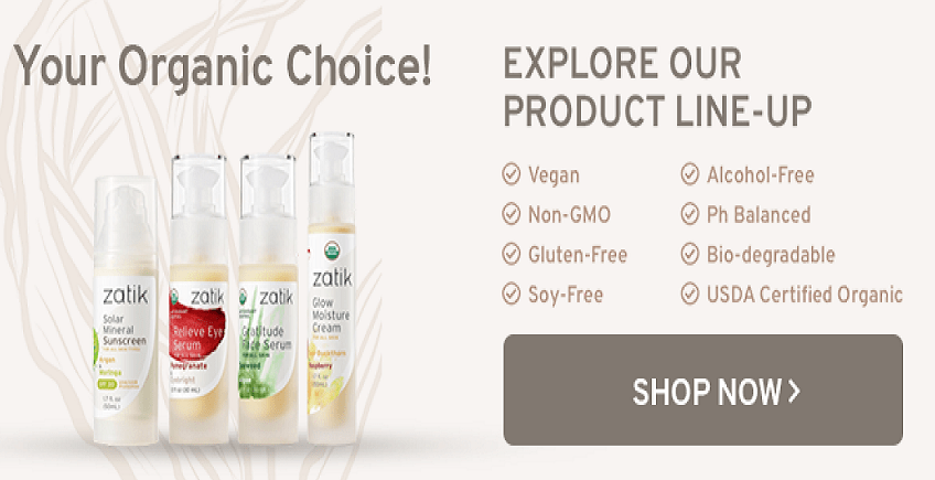 zatik organic skincare and deodorant