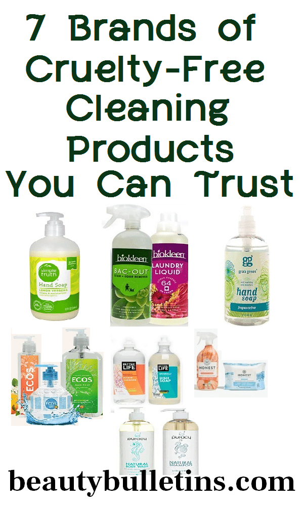 Cruelty-Free Cleaning and disinfecting Products