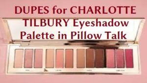 charlotte tilbury pillow talk palette dupe