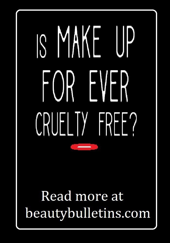 Is Make Up For Ever Cruelty Free?