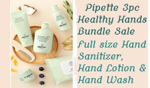 pipette hand sanitizer, hand lotion trio