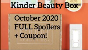 kinder beauty october 2020