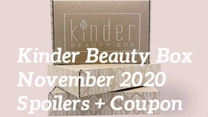 Kinder beauty box November 2020