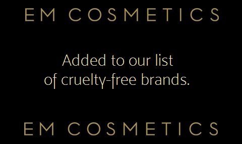 em cosmetics cruelty free