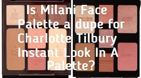 Tilbury vs Milani dupe