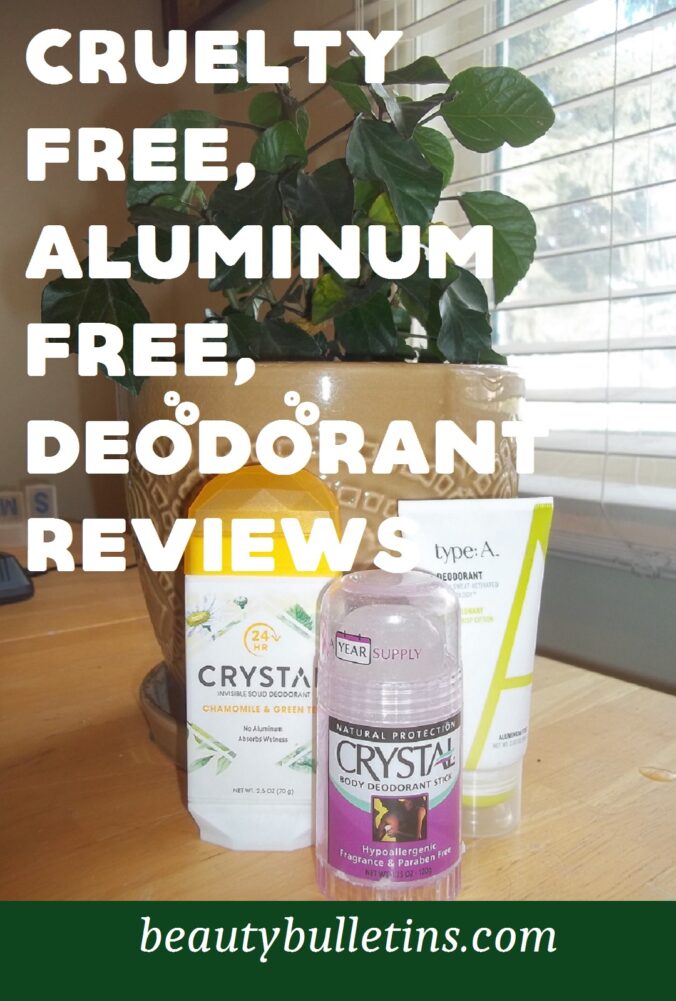 Cruelty-Free Aluminum Free Deodorant Reviews