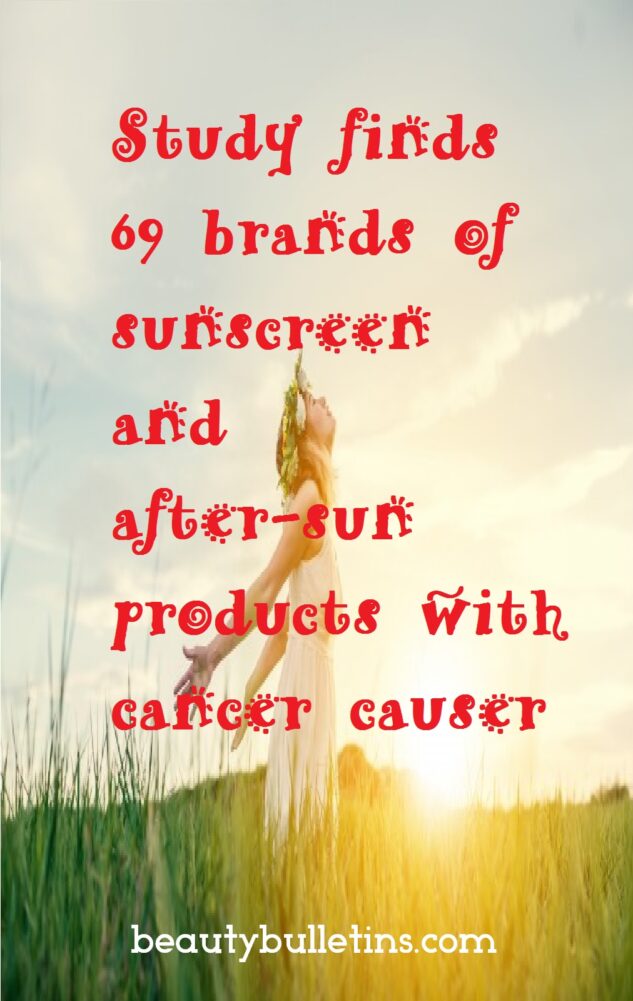 Study finds brands of sunscreen and after-sun products with cancer causing benzene 1