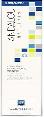 Andalou Naturals Willow Bark Pure Pore Toner with salicylic acid