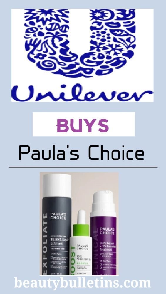 Unilever buys Paula's Choice 