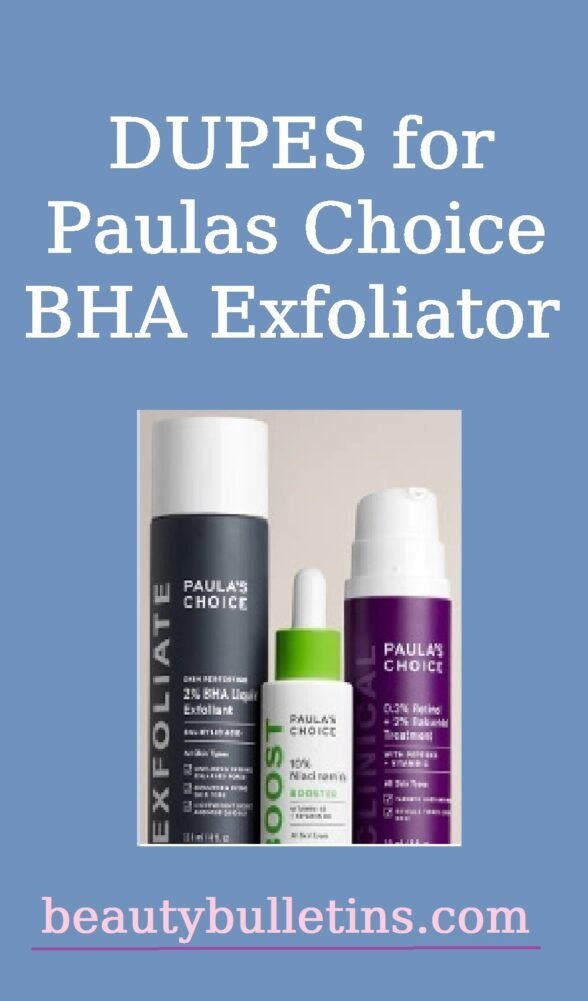 Skincare Dupes for Paula's choice BHA Exfoliant