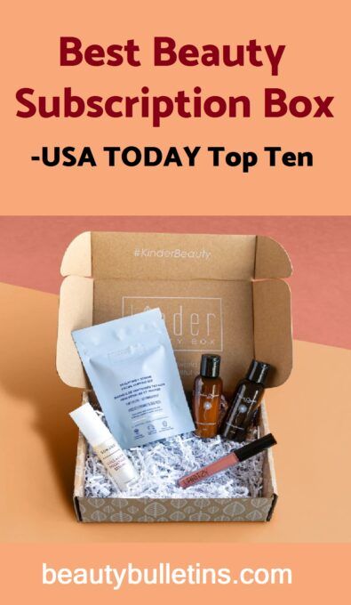 Kinder Beauty Box wins USA TODAY 10 Best Beauty Subscription award