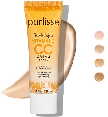 Purlisse Youth Glow Vitamin C CC Cream SPF 50