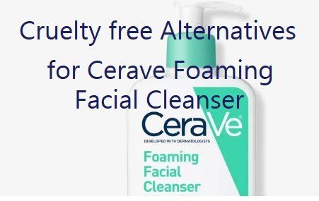 cruelty free alternatives to cerave foaming face wash