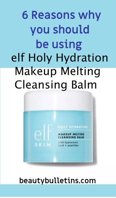 elf Holy Hydration Makeup Melting Cleansing Balm review