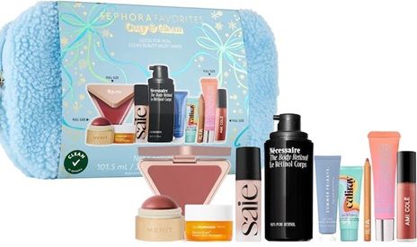 Sephora Favorites Cozy and Clean Makeup and Skincare Set